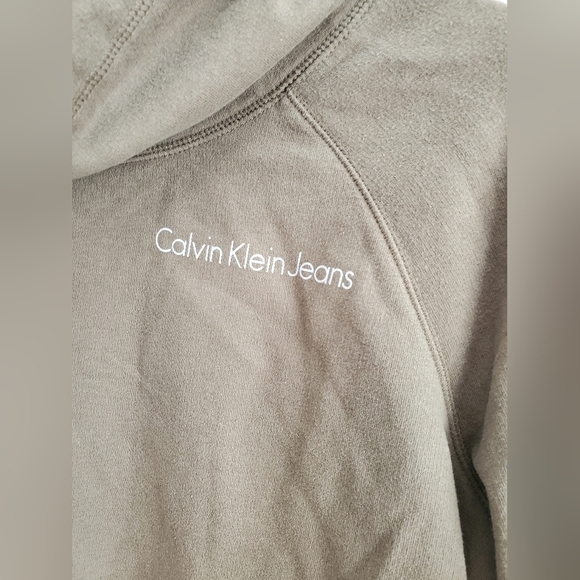 Calvin klein army green cowl neck pullover. Womens medium. VGUC - Picture 4 of 7